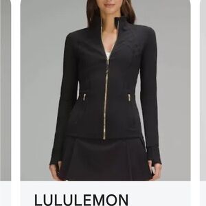 Lululemon Define Jacket Athletica Black Utility Jacket with Stand-Up Collar